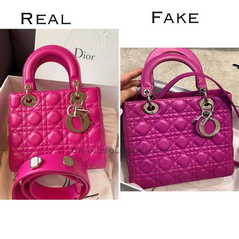 fake lady dior bag vs real|Dior handbags real.